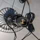 Pair of black modernist design lamps
