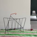 1960s metal magazine rack