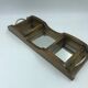 Vintage antique wooden and mirror compartment tray