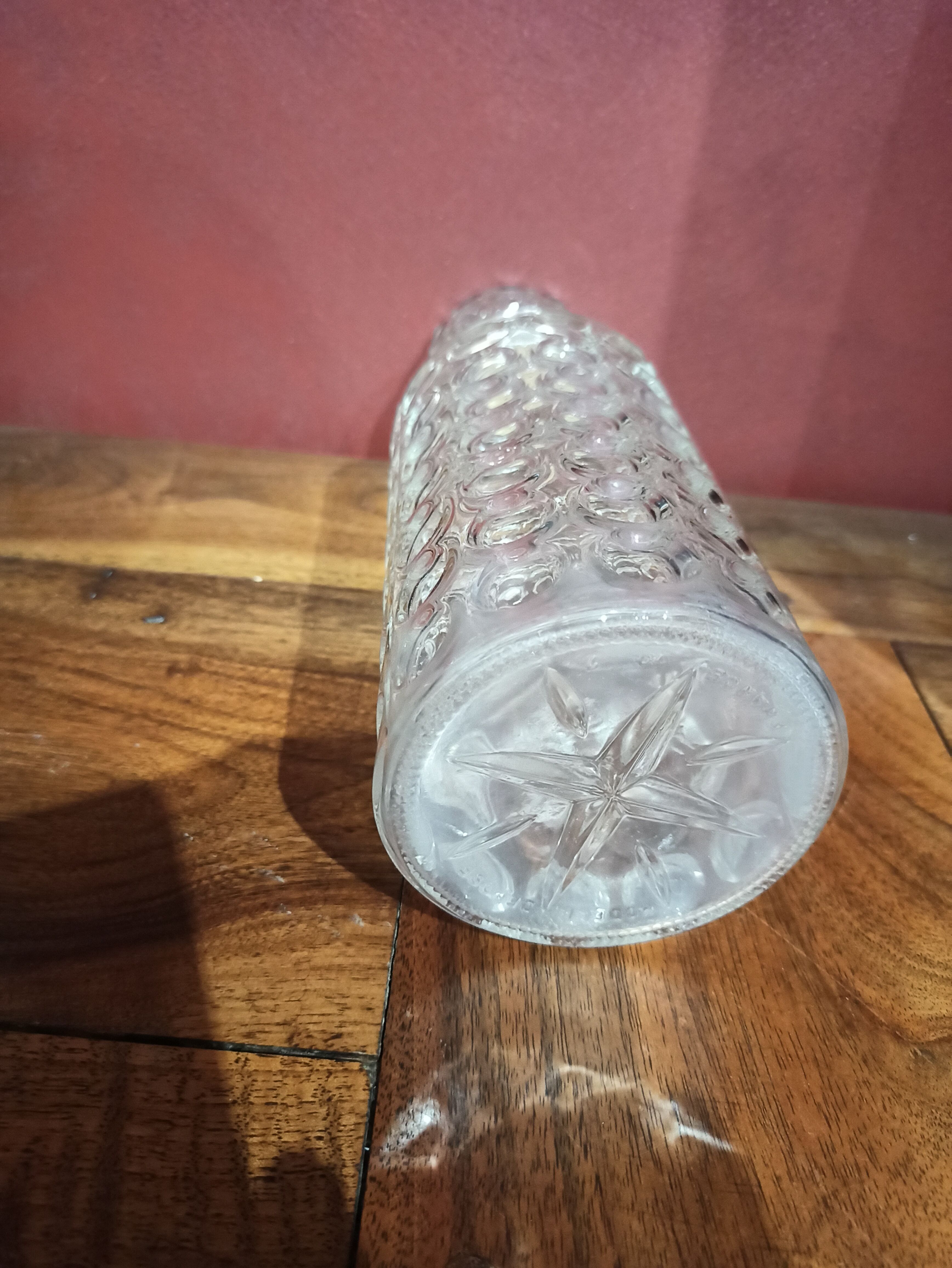 Glass bottle of whisky