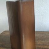 Jean payen large rectangular ceramic vase monogrammed 20th century