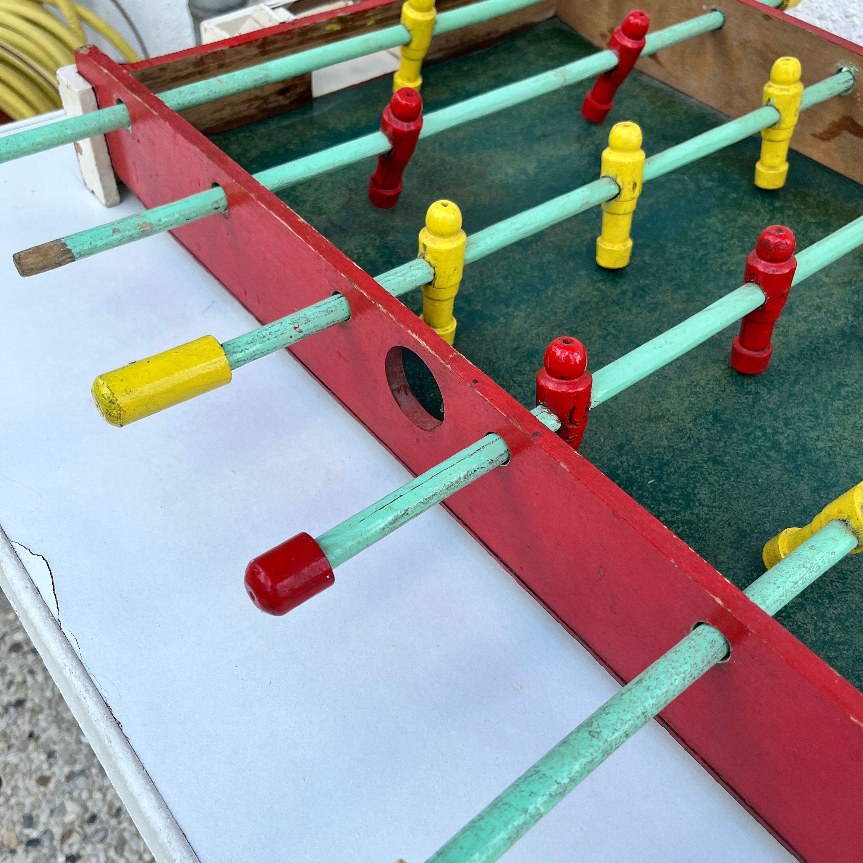 Table wood table football