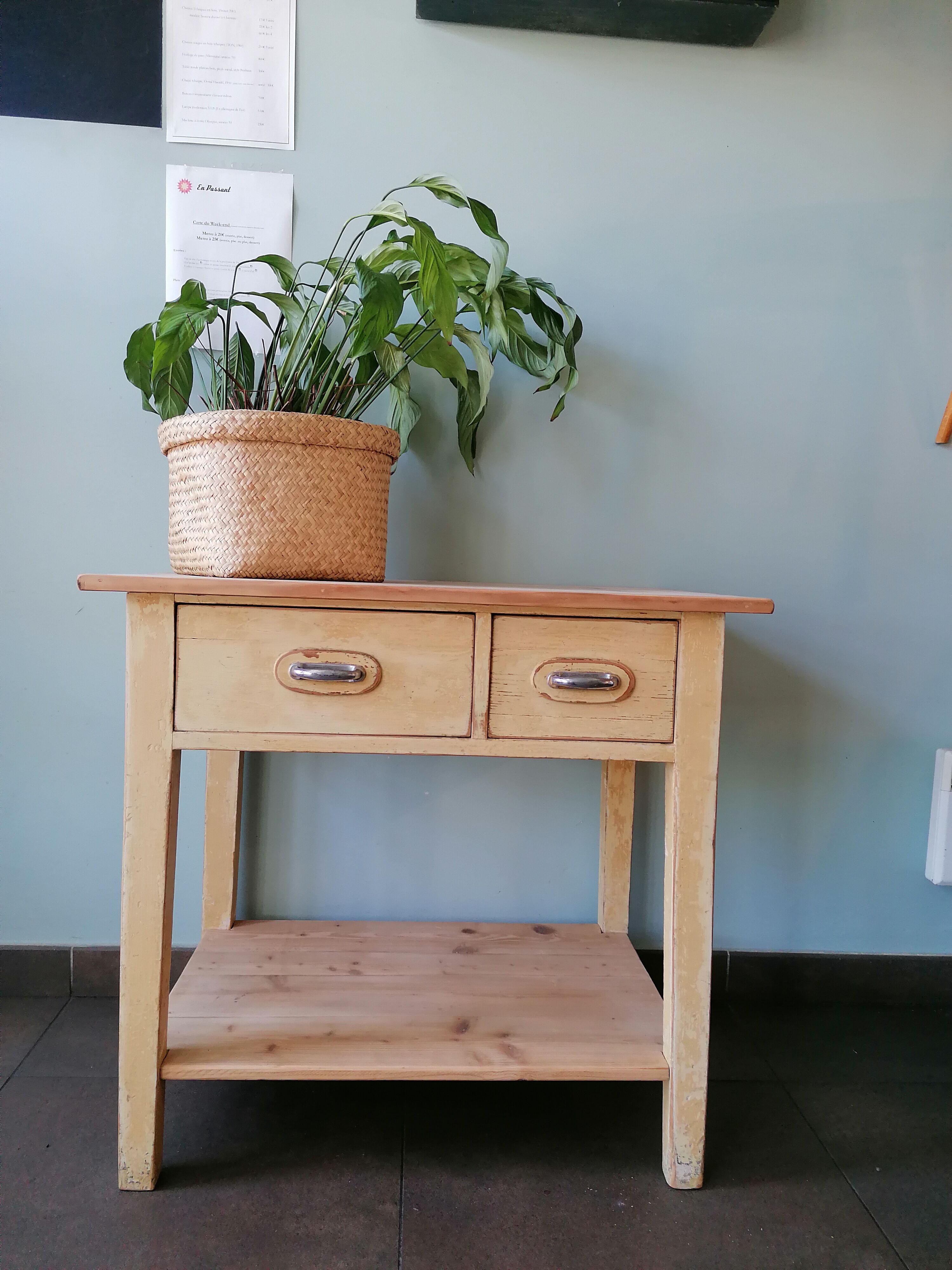 Vintage farmhouse table