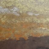Pastel painting "Vallée du Cer?" landscape signed H. Gallert 1917 and frame