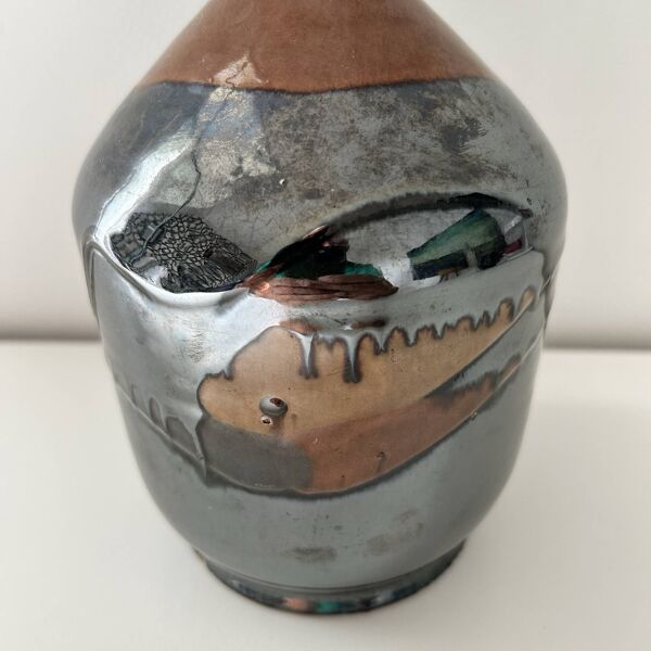 Vase pièce unique d’artiste céramiste