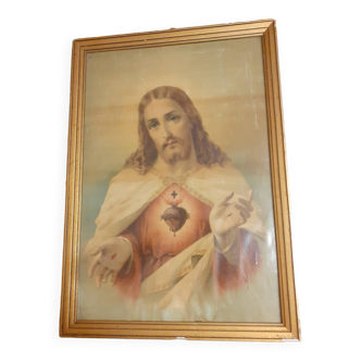 Sacred heart painting