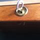 Meuble notaire double rideaux