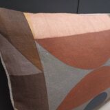 Graphic linen cushion 30x50cm
