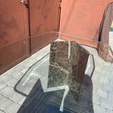 Roche Bobois marble and glass designer dining table circa 1970