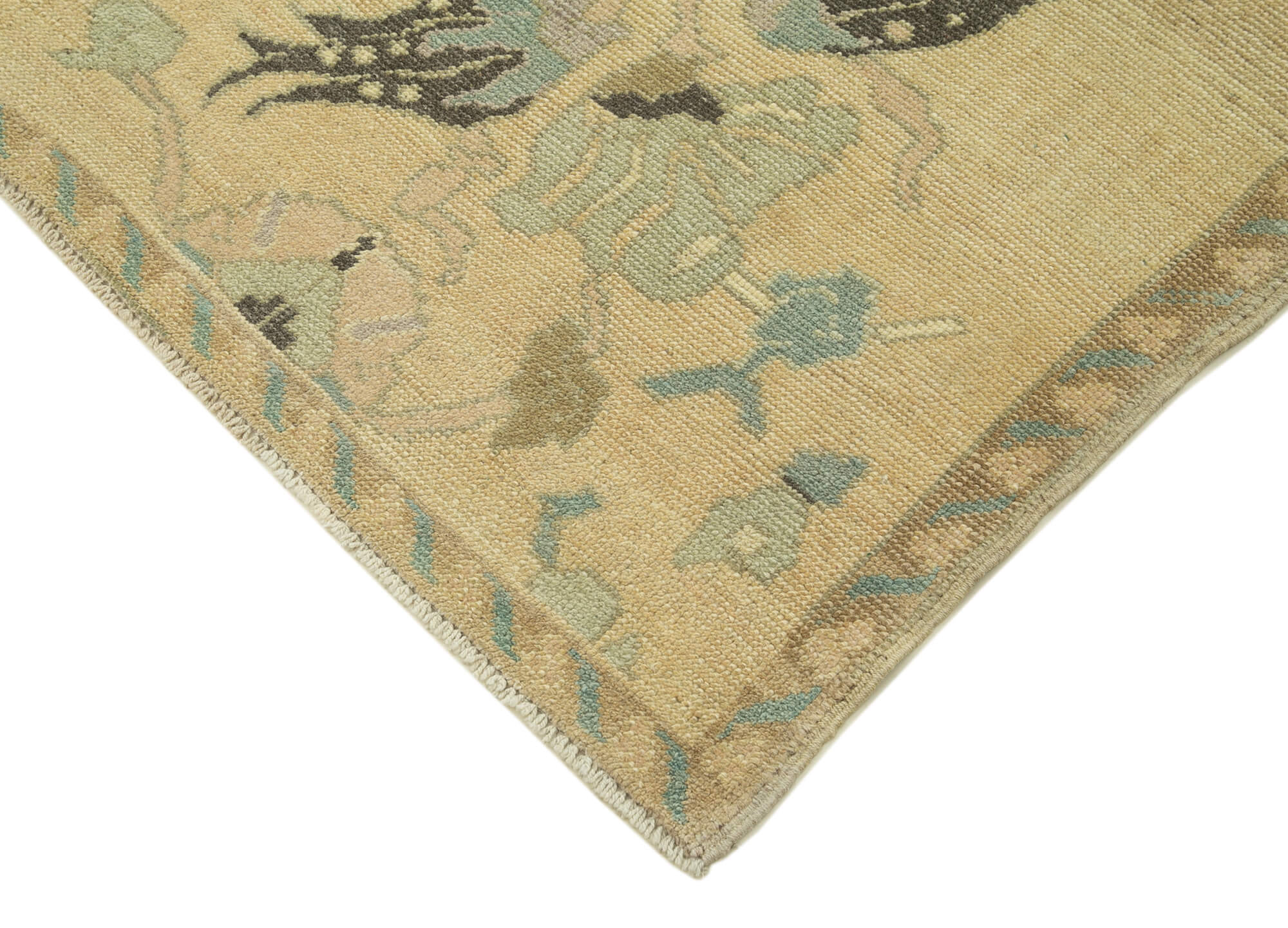 1960s Handmade Rustic Oriental Beige Carpet 156 cm x 277 cm
