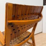 Gelenka Armchairs in Solid Beech Wood, Germany, 1950, Set of 2