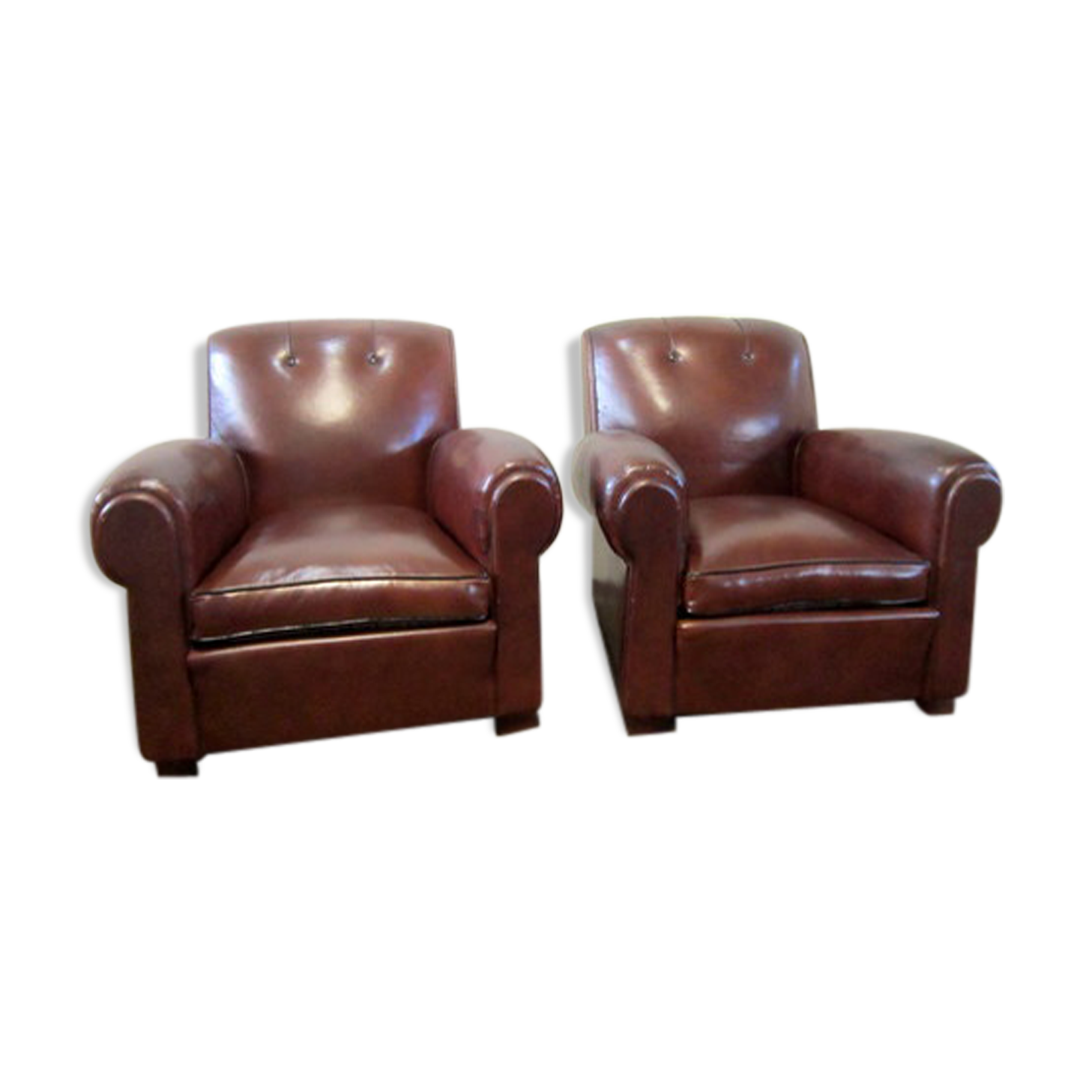 Former club armchairs