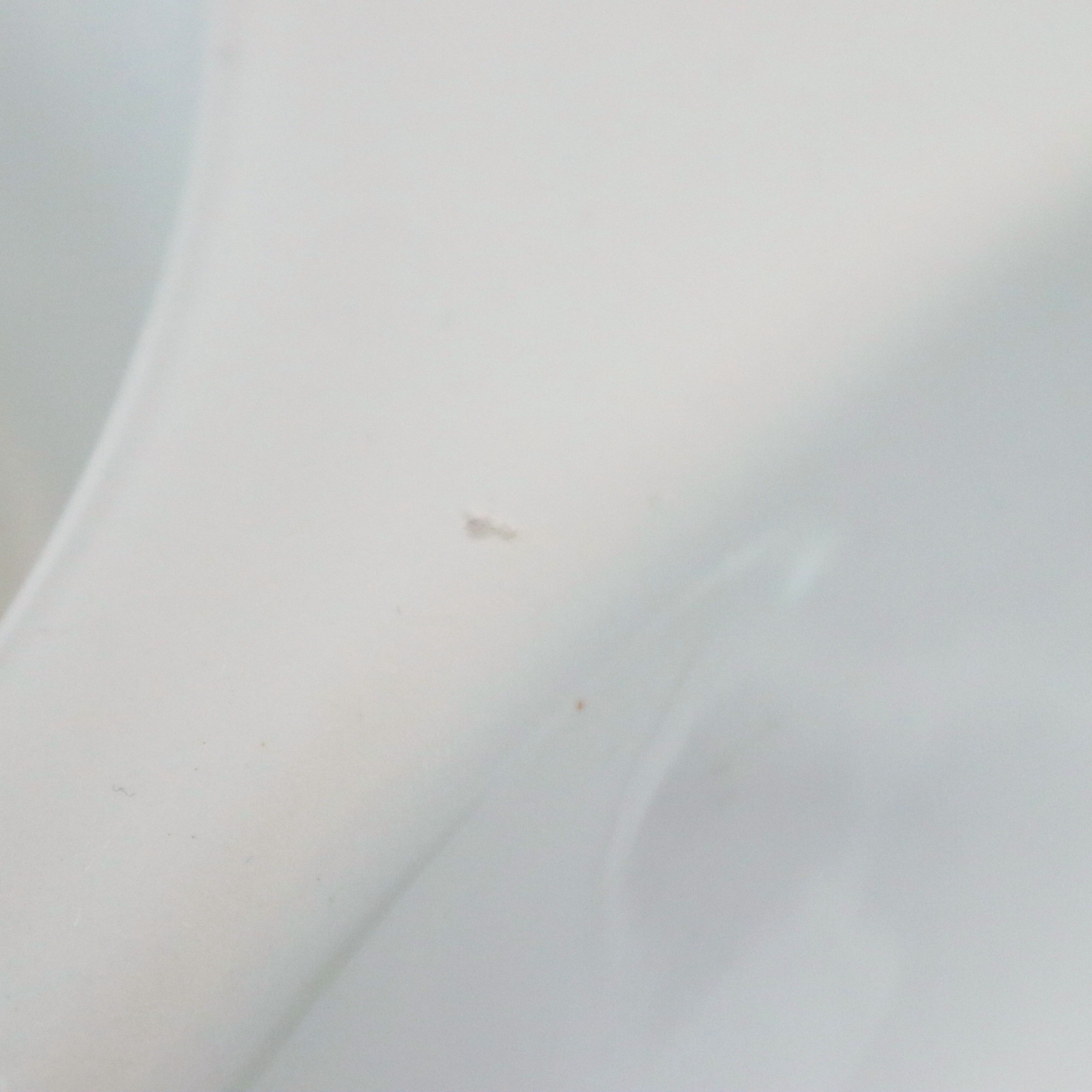 Vintage retro double sink 1970s white ceramic