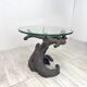 Table en bronze en forme d'arbre, prod. Italien, années 70