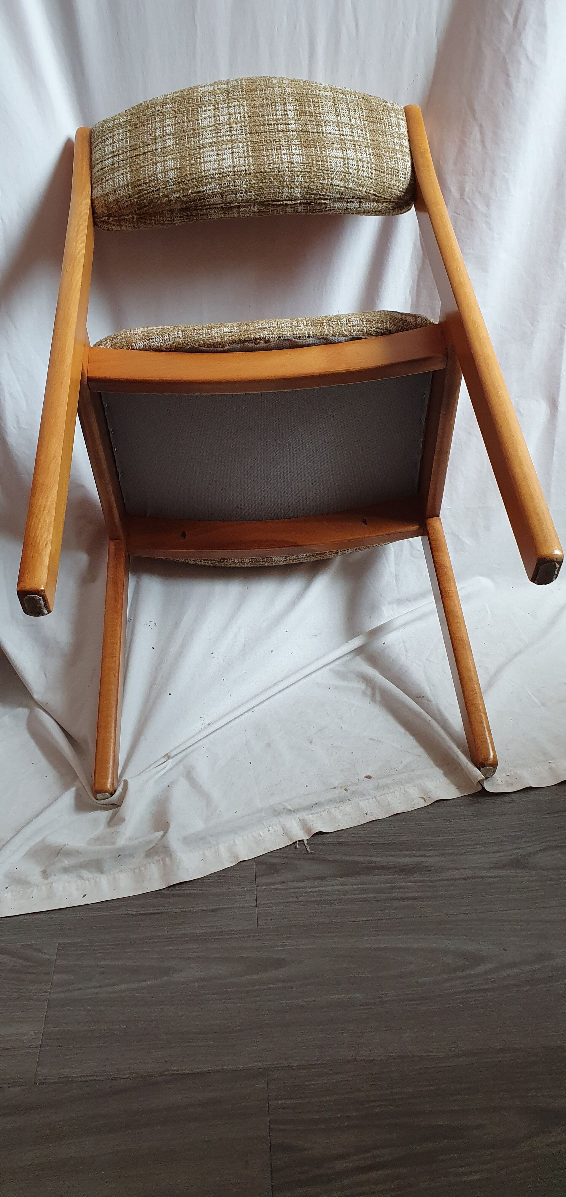 4 chaises scandinave de 1960