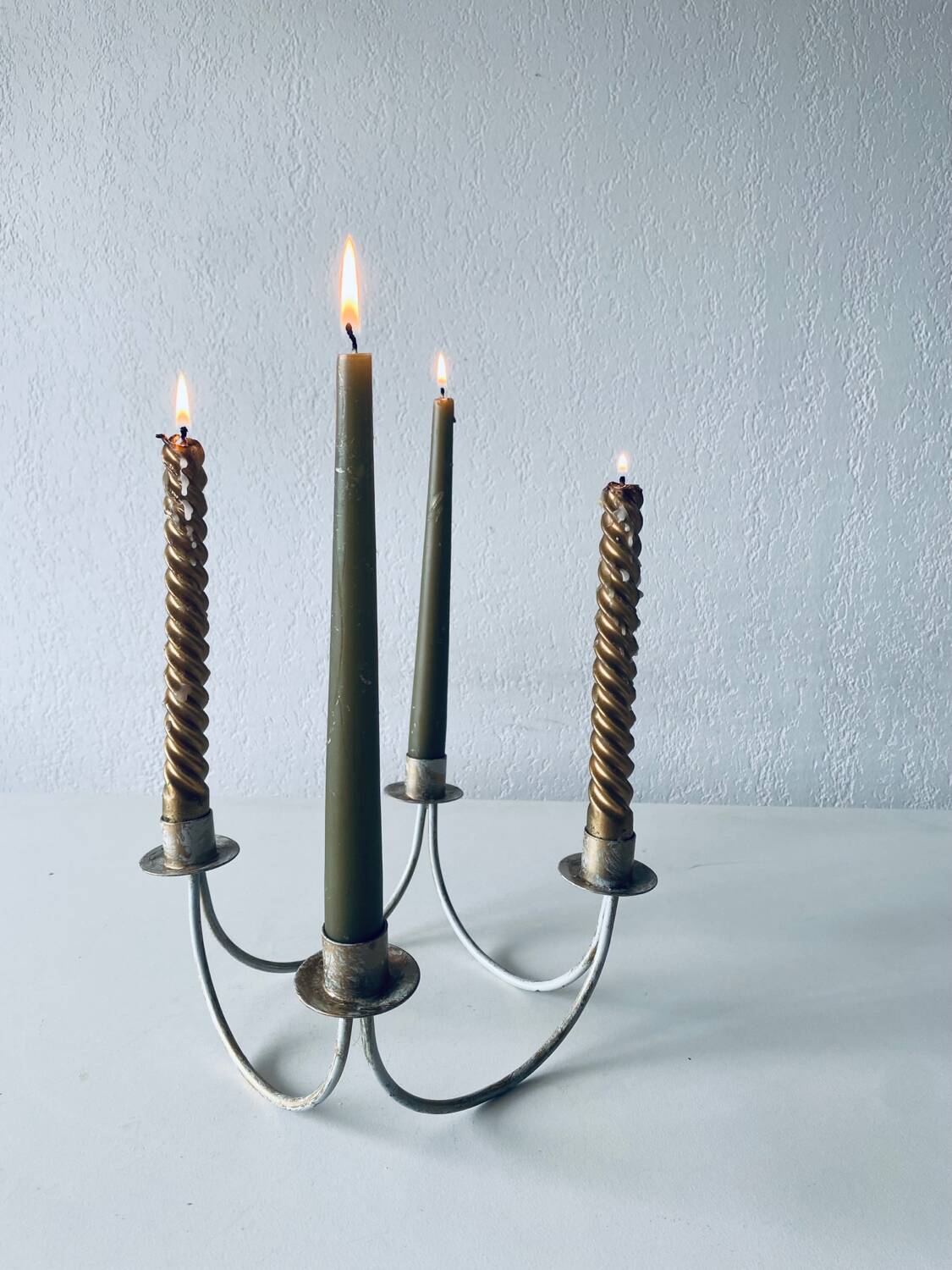 4 branch candle holder