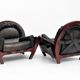 Italian Mid-Century Modern pair of ‘Rancero’ lounge chairs from Luciano Fri
