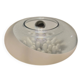 Italian spherical space age Murano glass lamp