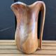 Olive wood pitcher