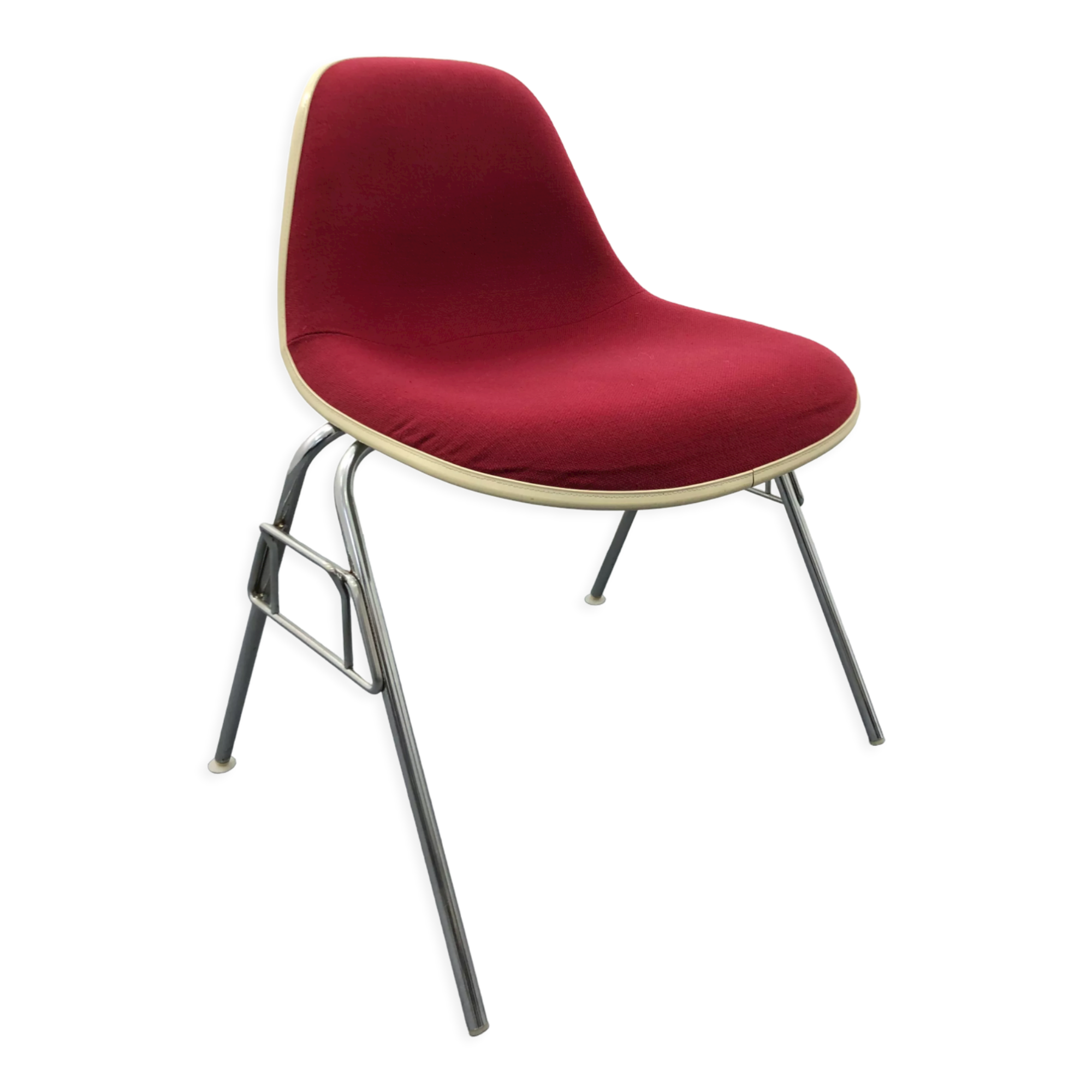 Chaise en fibre de verre par Charles & Ray Eames pour Vitra, années 1960