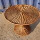 Side table foot Tulip rattan round