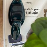 Decorative ceramic duck painted and signed, vintage