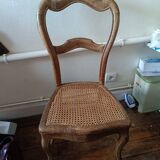 Chaise prie dieu cannage