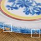 Old Auvillar faience plate - decorative plate