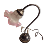 Brass lamp with tulip