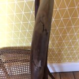 Fluted bistro chair in early 1900