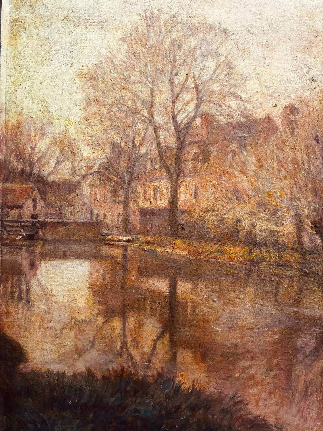 Indian summer in Dijon, Louis Auguste Girardot 19th century