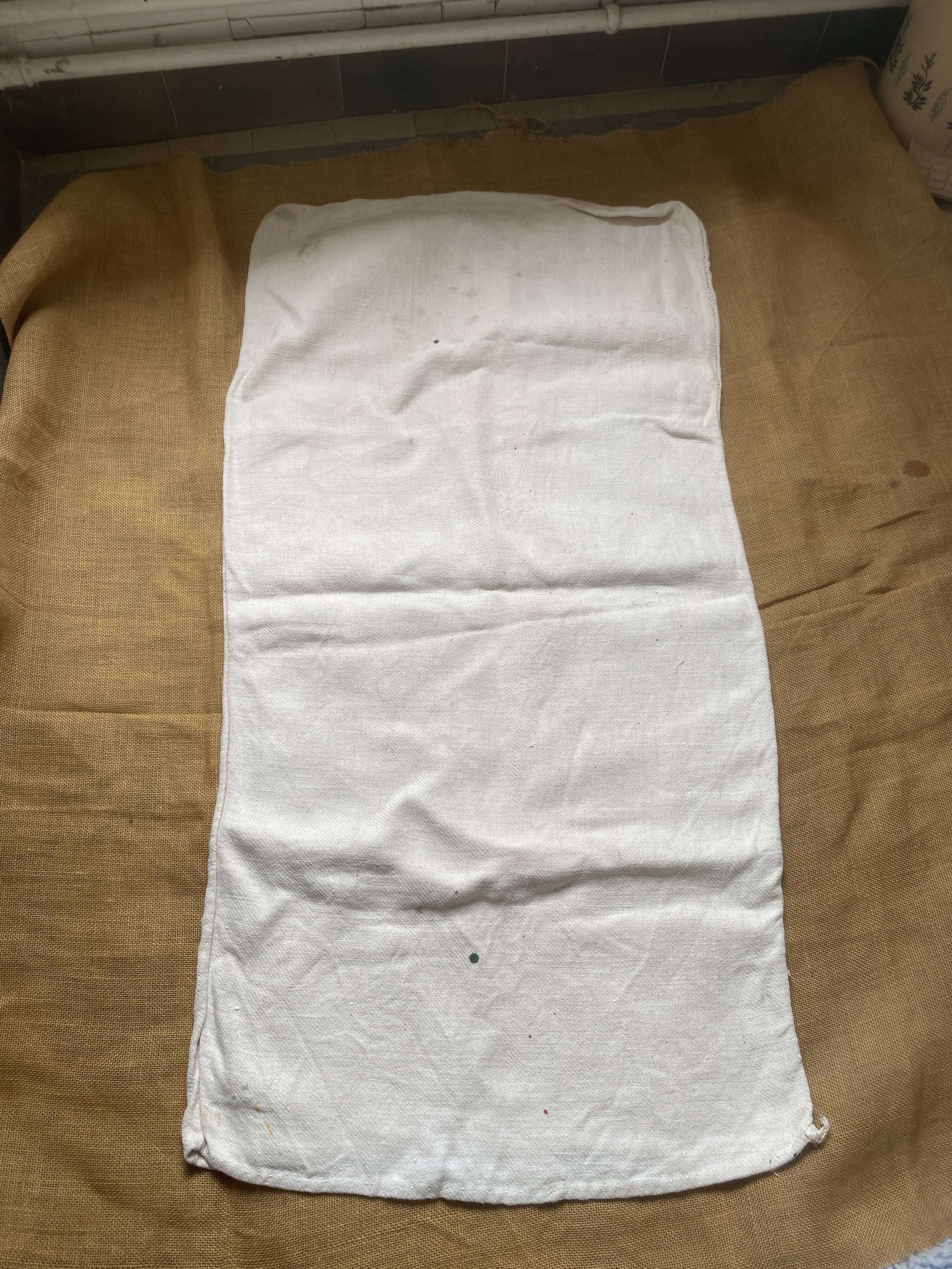 Old hemp grain bag