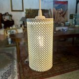 Ceiling light pendant (set of 5) in white metal