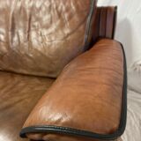 Vintage leather sofa 1980