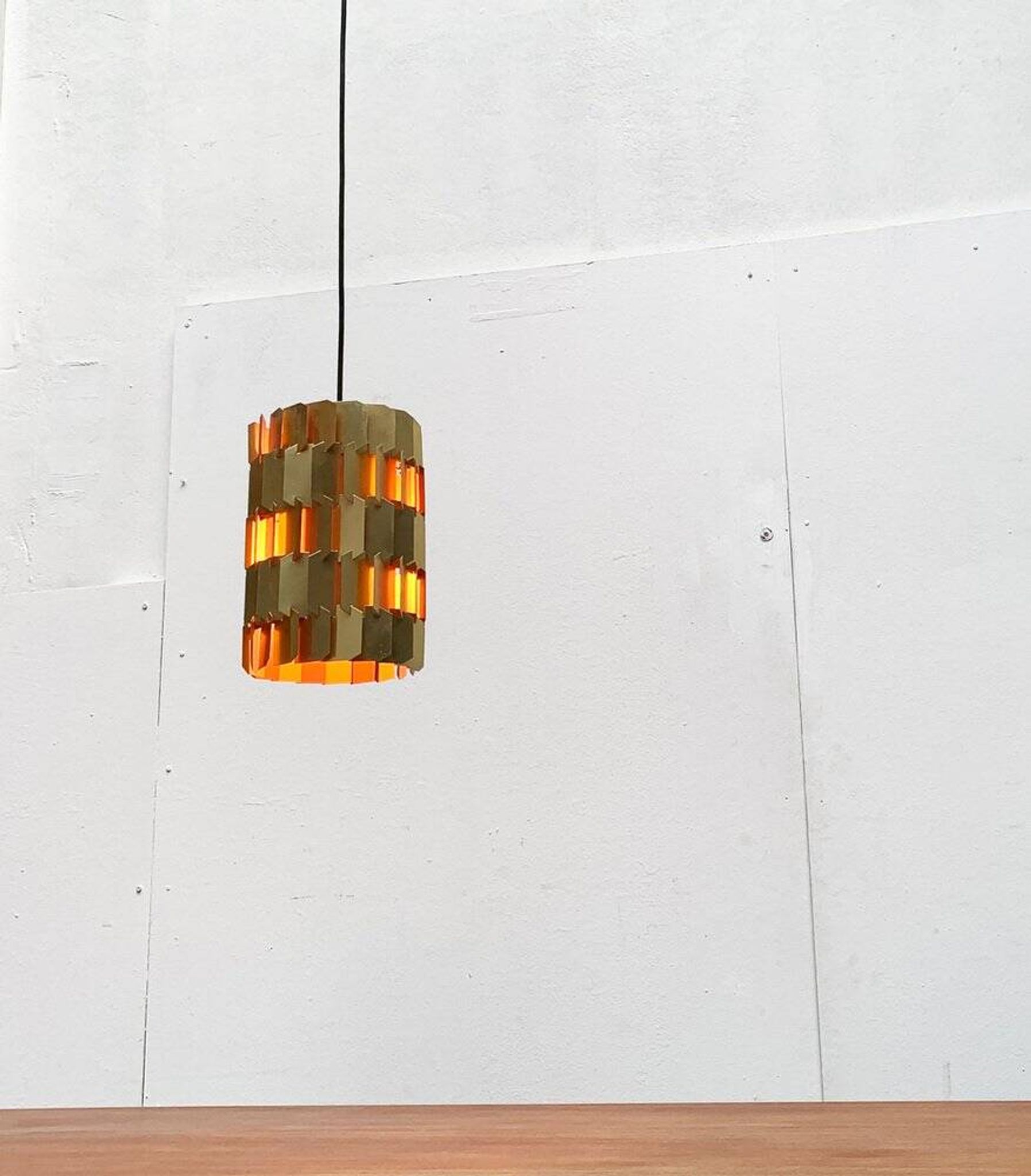 Danish Mid-Century Pop Facette Suspension by Louis Weisdorf for Lyfa, 1960s