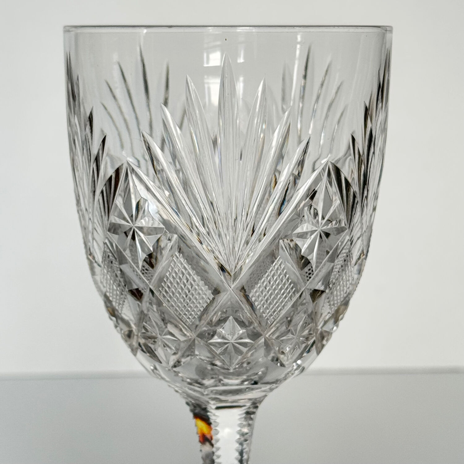 4 Saint-Louis crystal water glasses | Gavarni model | Early 20th century