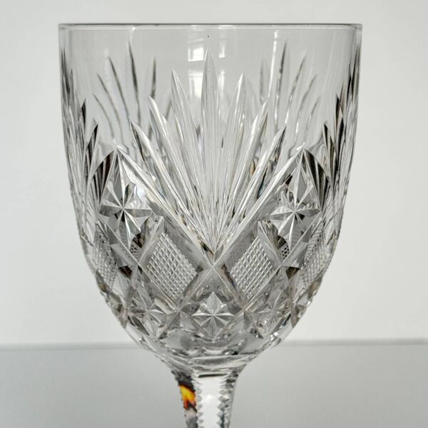 4 Verres à eau en cristal de Saint-Louis   Modèle Gavarni   Début XXe