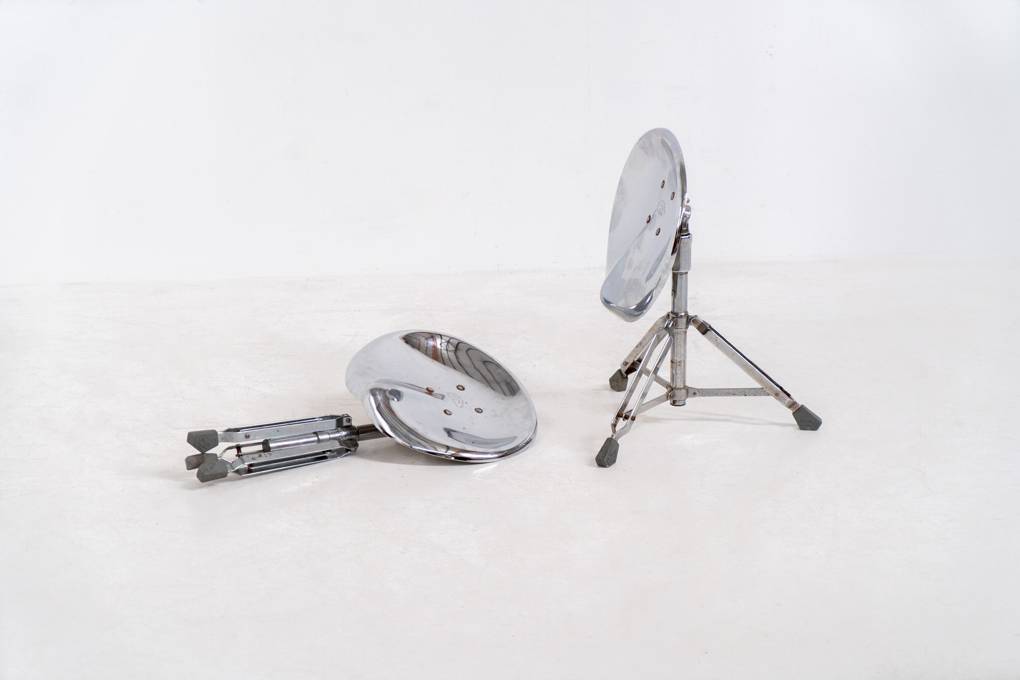 Rare pair of Dulton stools by Yasu Satamoto