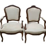 Paire de fauteuils Cabriolet