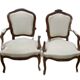 Pair of Cabriolet armchairs