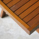 Series of 4 teak chairs