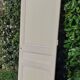 Porte de placard h221xl89,5cm ancienne panneautée, moulurée