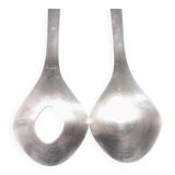 Large designer salad servers