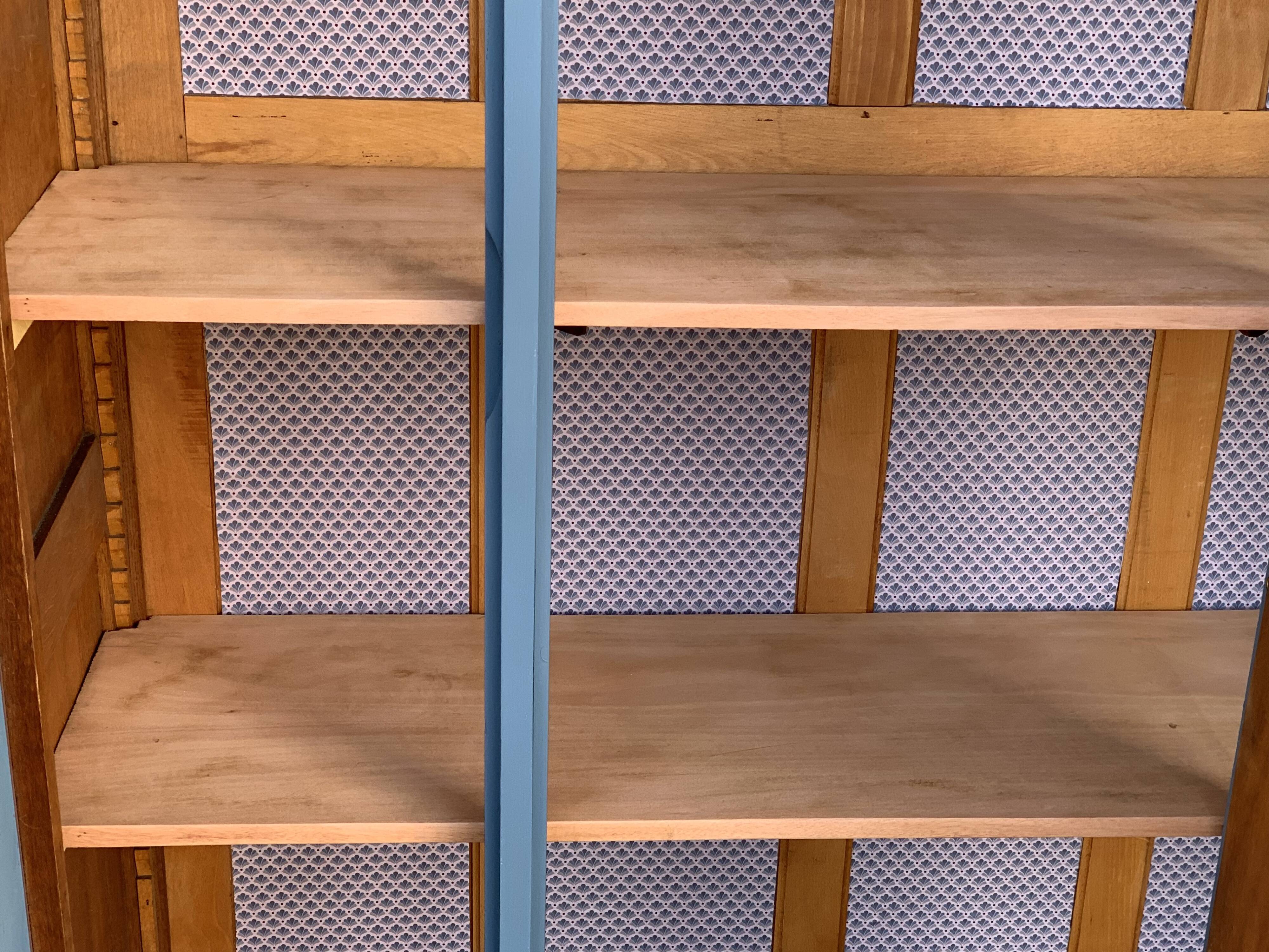 Blue wardrobe art deco 1930