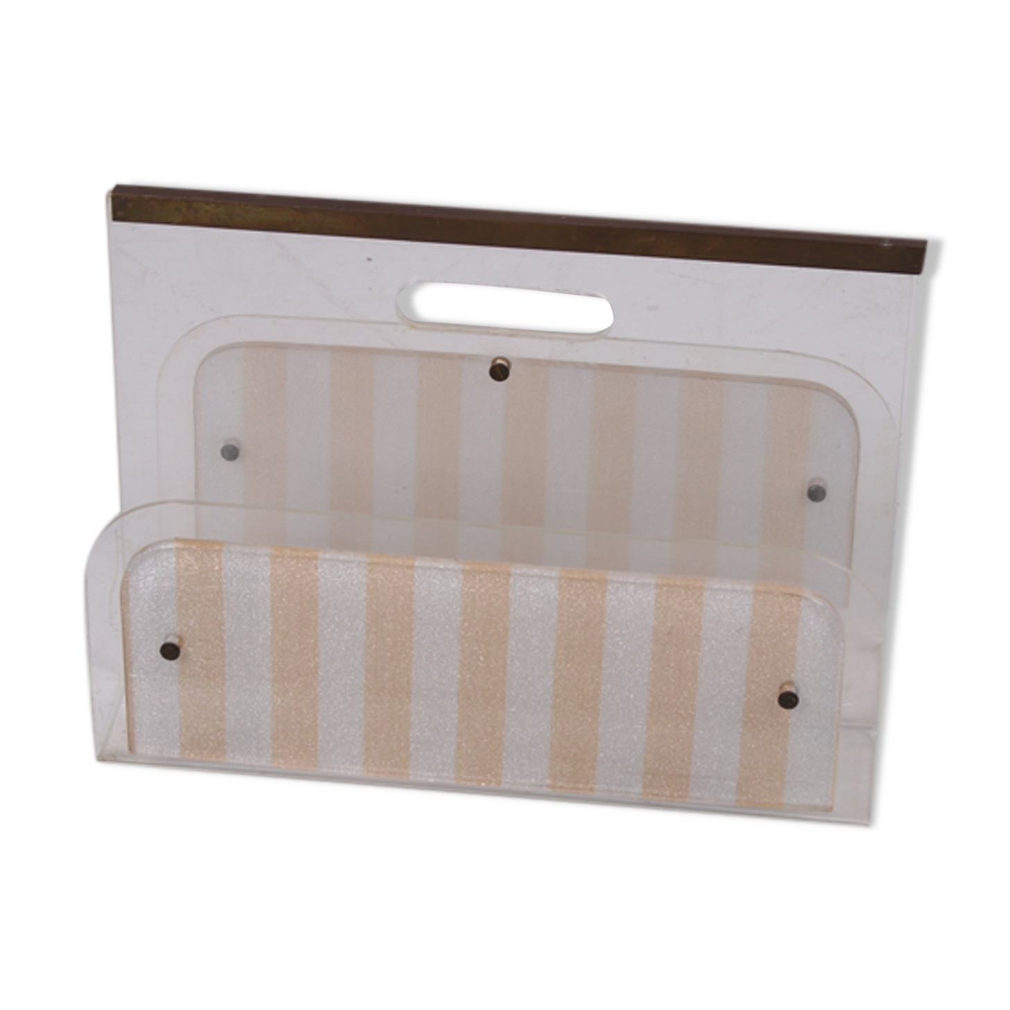 Plexiglass storage rack 1960s