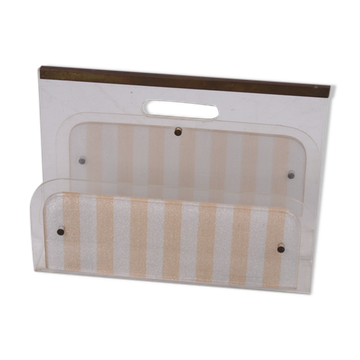 Plexiglass storage rack 1960s
