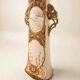 Art Nouveau vase Royal Dux Bohemia, sculpted deer, 1900s