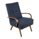 Fauteuil vintage conçu par Jindrich Halabala, années 1950, Tchécoslovaquie