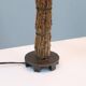 Pair of 1970s Italian decorative table lamps raphia & parchment
