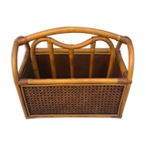 Bamboo and canning magazine holder